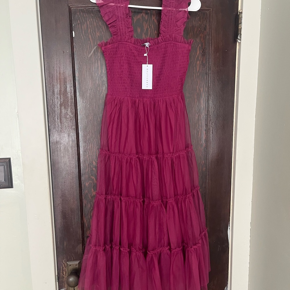 Emma Smocked Tulle Dress, Small